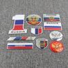 Car Car Stickers Personality Creative Metal Shielding Scratch Stickers Fuel Tank Cover Stickers Russian Flag Tail Logo Modified Eagle Logo