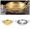 Stainless Steel Frying Pan Thickened BBQ Plate Durable Salad Bowl  Ramen
