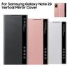 Mirror Smart View Flip Case For Samsung Galaxy Note 20 Note20 Phone LED Cover S-View Cases