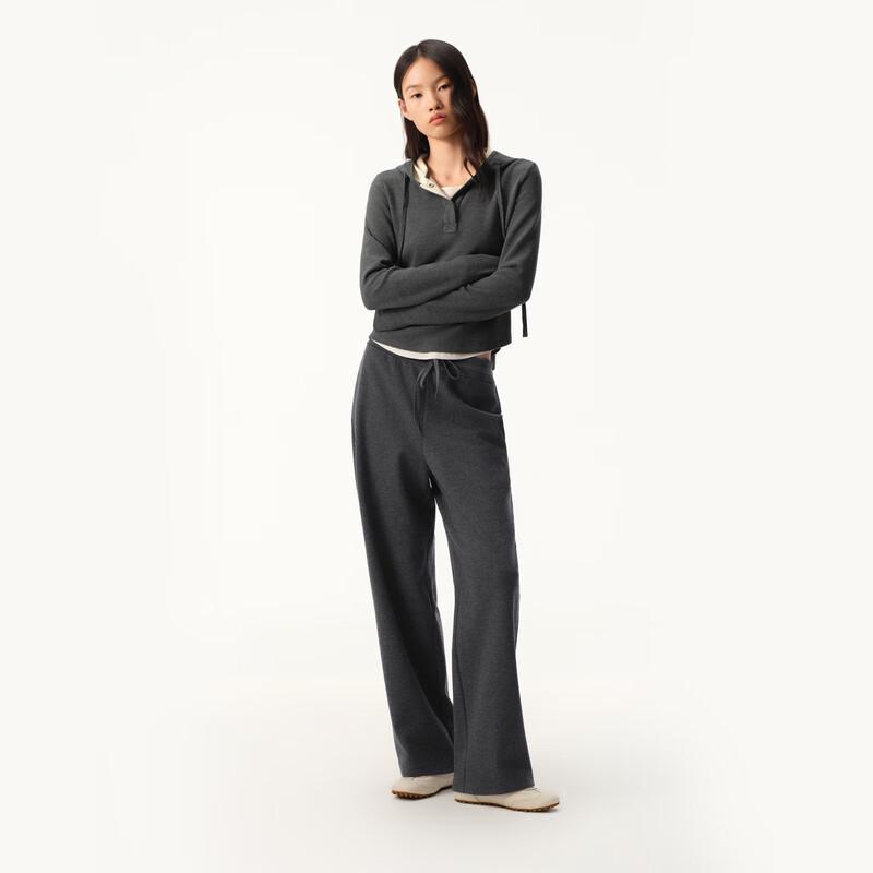 broadcast Women's Basic Straight Leg Casual Trousers