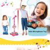 Kids Microphone With Stand Karaoke Song Music Instrument Toys Brain-Training Educational Toy Birthday Gift For Girl Boy