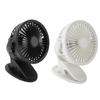 Clip On Fan 360 Degree Rotatable 3 Gears Quiet USB Charging Portable Small Desk Fan for Office Campi