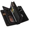 For Samsung Galaxy A15 4G Zipper Wallet Case with 15 Card Slots and Strap Leather Phone Cover