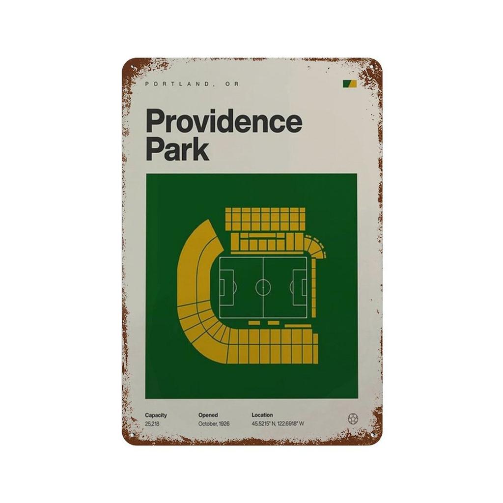 Vintage Metal Posters Signs Modern Famous Football Stadium Nordic Style Wall Art Poster for Living Bar