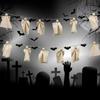 Halloween Ghost And Bats Pendants, Creative Holiday Atmosphere Pendants