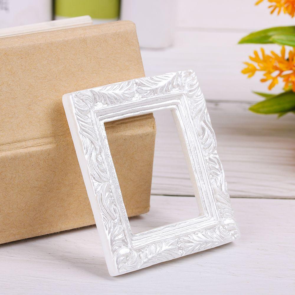 Resin Photo Frame Simulation Furniture Model Doll House Decoration Dollhouse Miniature Accessories