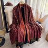 New Women's Ethnic Style Cashew Scarf Imitation Cashmere Shawl Dual-purpose Travel Decoration Scarf