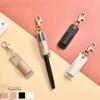 PU Lanyard Pen Holders Creative Portable Leather Pen Pouch with Keychain Pen Case Pocket Clip Home and Office Storage Supplies