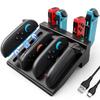 In the Industry for Switch 2 Compatible with OLED Charging Switch Rapid Switch Controller Up To 8 Switch Can Be Charged Cable Included [New 2025]