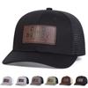 Unisex Micro Curved DAD DADDY Leather Label Adjustable Hip Hop Baseball Cap Trucker Net Hats Spring Summer Outdoor Sport Travel Hat