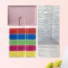 A6 Pink Budget Envelope Set: 16 Plastic Pockets with PU Leather Cover and Magnetic Buckle Binder