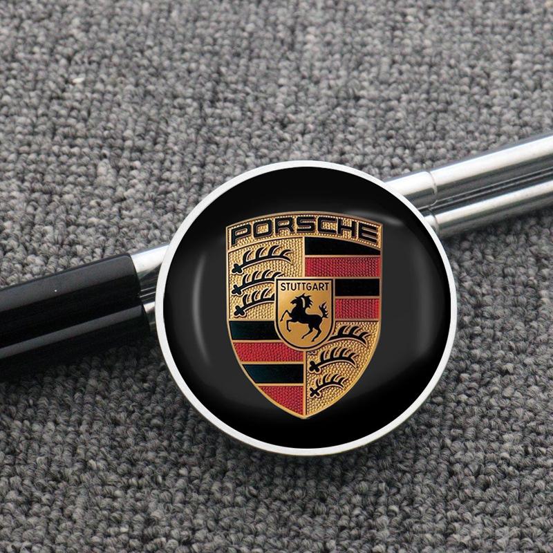 4Pcs Car Wheel Center Hub Center Cap Rim Hub Dustproof Cover Emblem Car Accessories For Porsche 911 Cayenne Panamera Macan Boxster Carrera GT 928 944