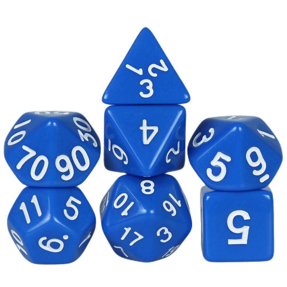 Polyhedral Dice Set 7Pcs Role Playing Game Dice with Tube for Table Board Game RPG D&D