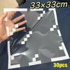 1/4/8/10/12/20/30Pcs Pixel Style Glass Window Sticker Electrostatic Stickers Home Window Decoration Festival Dress Up Diy Gift