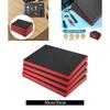 4Pcs Tool Box Foam Inserts Reusable Practical Cuttable Tool Box Liners for Camera Case Tabletop Miniatures Toolbox Padding