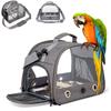 Bird Travel Carrier With Perch Parakeet Backpack Carriers With Stainless Steel Plate Portable Pet Carrier Bag For Bird Cage Accessories