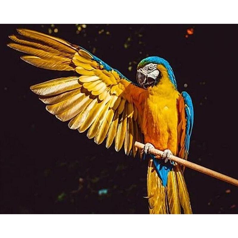 Diamond Embroidery Mosaic Animal Parrot Cross Stitch 5D DIY Diamond Painting Craft Kit Home Rhinestones Gift Decorati
