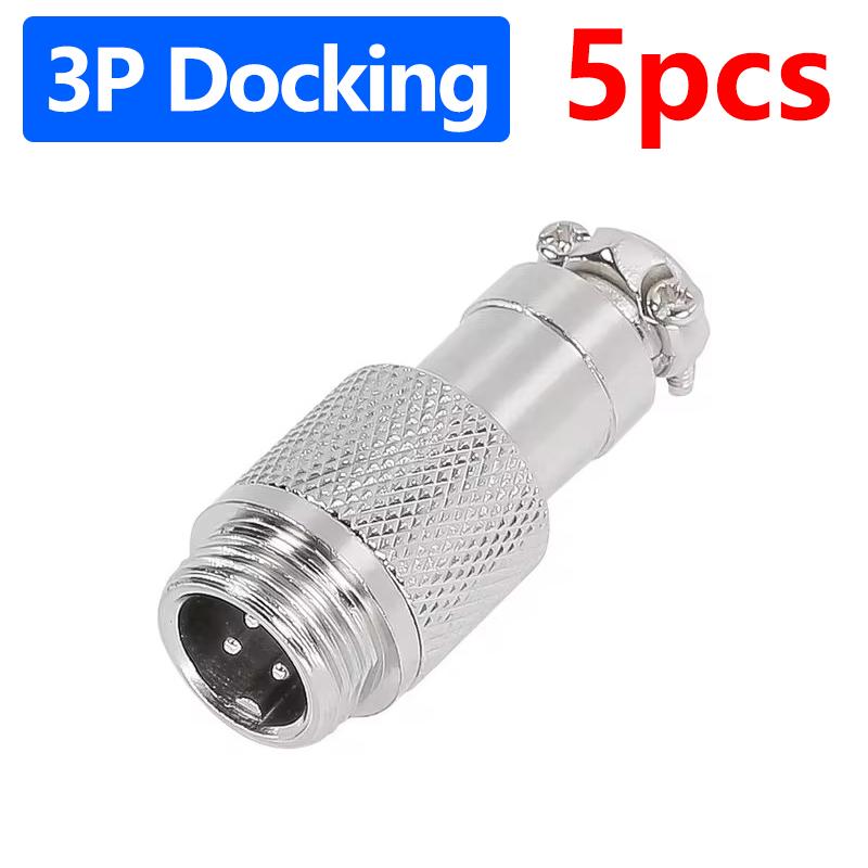 GX12 Connector 2Pin 3Pin 4Pin 5Pin 6Pin 7Pin Male & Female 12mm Panel Aviation Plug Circular Connector Socket