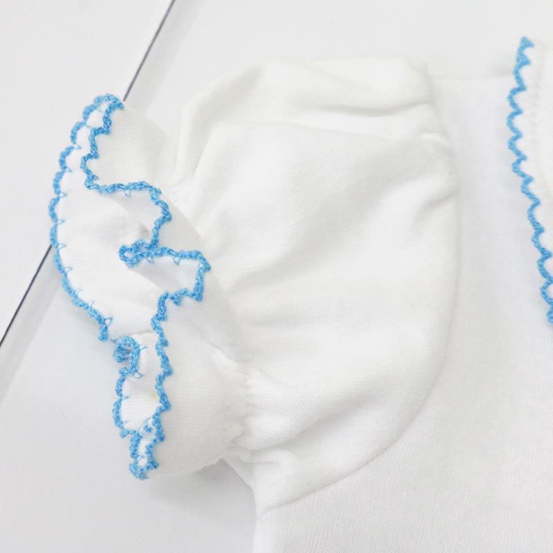 Newborn Kids Girl 2Pcs/Set Short Sleeve Shorts Cotton Spring And Summer Autumn Shirt Bell Bottoms Lace Lacework Clothing