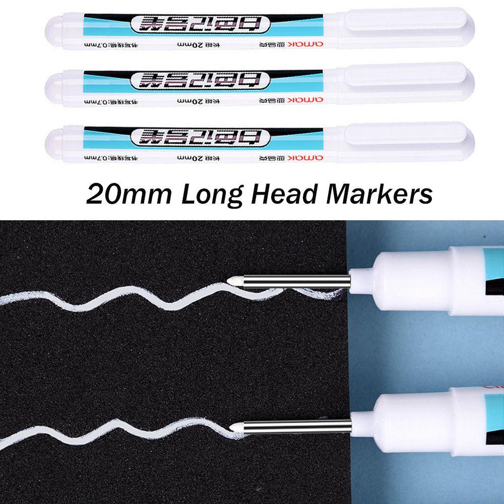 Bathroom Multifunction Depth Marker Pen Long Head Markers Hareware Processing Deep Hole Marker