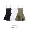 Kaslead New Arrival Women's Clothing Fashion Style Fashion Puffy Poplin Rib Patchwork Dress 4174347