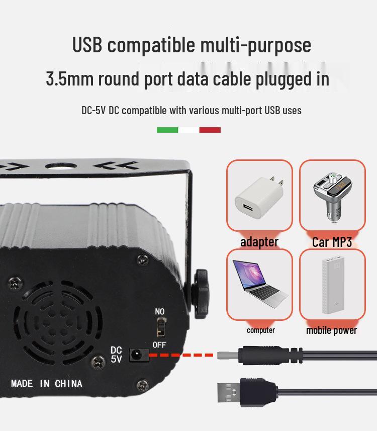 Aurora Dream Mini Beam Starry Sky Laser Projector Stage Light