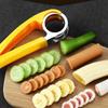 Kitchen Gadget Banana Slicer Fruit Knife Veggie Hotdog Cucumber Cutter KTY