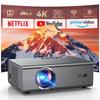 Officially Licensed by iSinbox 4K Projector with Dolby 1000Ansi AI Autofocus 6D Auto Keystone Compact 1080P Projector for Home WiFi 6 Bluetooth Large