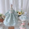 HAMRETHYPPZ BJD Ball Jointed Doll Dress Doll Costume Doll Maid Clothes Ball Jointed Doll Dress Up Doll Dress Princess Light Blue Chinese Style