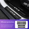 Four Pieces of Carbon Fiber Scratch Resistant Protective Stickers for Car Doorsill Are Applicable To Mazda CX-3 CX-5 Auto