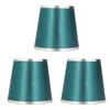 3Pcs Barrel Cloth Lampshade Clip On Bulb Lamp Shade Covers for Table Lamps Chandelier