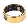 Smart Ring Gold Touch Display Screen Gesture Control IP68 Water Proof Sleep Activity Fitness Tracker Ring Size 8