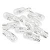 X AUTOHAUX Incandescent Dashboard Light DC T10 W5W LED Car Interior 10pcs White
