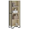 VidaXL Bookcase Sonoma Oak 50x31x137.5 Cm Engineered Wood, Shelf, Bookshelf, Storage Shelf, Cabinet 848610