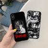 ED8 Berserk Guts Phone Case for Samsung Note 20 10 Plus Ultra Lite A51 A52 A53 A71 A72 A73 A82 M20 M30 M21 M31 M51 A11 A30S A20S A50S A70