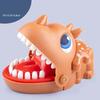 Triceratops Shape Dinosaur Bite Fingers Toy Safe Hand-biting Dinosaur  Birthday Gift