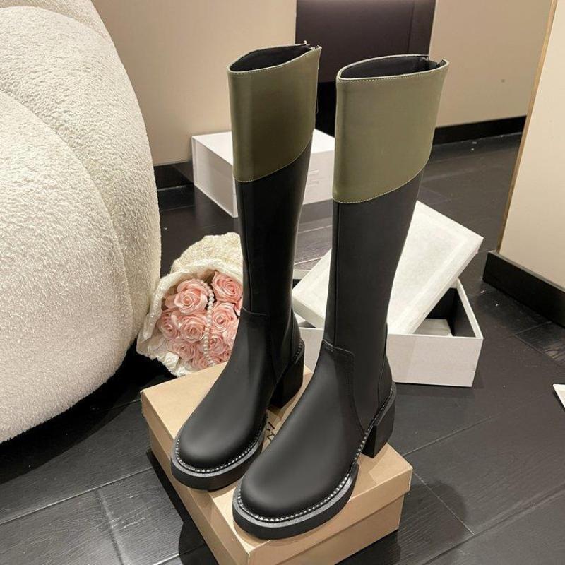 Thigh High Boots Women Fashion Platform Shoes Designer Long Chelsea Boots Ladies Comfort Walking Party Shoes Knee High Boots