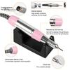 Electric Nail Polishing Machine High Speed Nail Polisher with 6 Grinding Heads for Versatile Nail Care