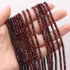 Garnet Beads Natural Stone Snall Faceted Beads For DIY Jewelry Making Necklace Bracelet Earrings Accessory