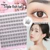 Natural Transparent Fishtail Fairy Cluster False Eyelashes