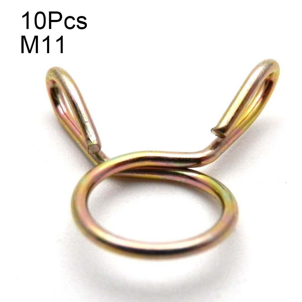 10Pcs Air Tubing Hose Clamp Assortment Kit Spring Hoop  Fuel Tube Water Pipe Motorcycle Scooter