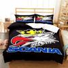 Scanias Truck Logo Bedding Set Boys Girls Twin Queen Size Duvet Cover Pillowcase Bed Kids Adult Fashion Home Textile