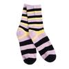 Nau Orchid Stripe Socks Baby Pink