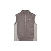 Nike Solid Print Stand Collar Zip Vest Men Vests Brown DQ5778-004