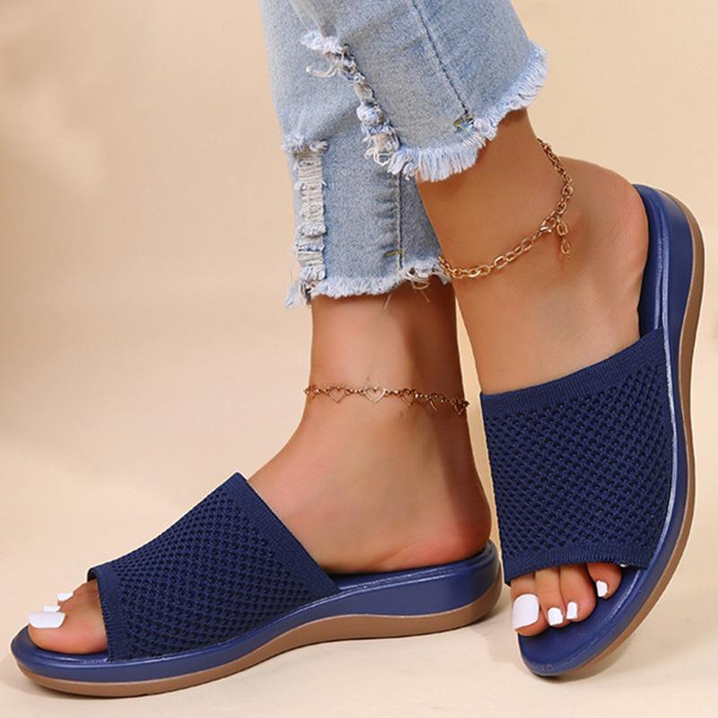 Fashion Shoes Women Sandals Summer Elegant Women's Shoes Soft Ladies Shoes Retro Sandals Woman Slip On Female Footwear Woman Slippers