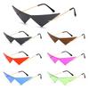UV400 Rimless Ocean Lens Hip Hop Sunglasses Sun Glasses Eyewear Women Triangle Sunglasses