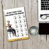 28-Day Chair Yoga Challenge Spiral Notebook Thick Paper Fitness Planner for Seniors Beginners Versatile Gift for Home Office School