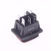 1 Piece T85 6Pin On Off On 12V 220V Red Green Blue Light Kcd4 Heavy Duty 16A 250Vac 30X22Mm Waterproof Rocker Push Switch