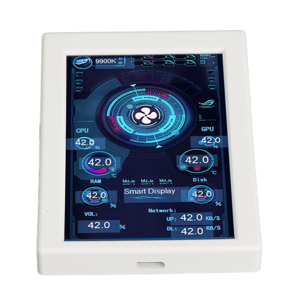 3.5in IPS USB PC Temperature Display 360 Degree Rotatable AIDA64 Computer CPU Data Monitor