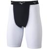 Tennis Wear Dry Aeroflow Inner Tights Half Highly Breathable Stretch 62JB2055 White XS [Mizuno]